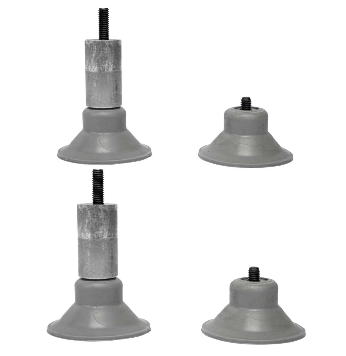 Standard Low Rubber Foot Kit Fitting Bizerba Slicers GSP, GSPH Replaces 60378024100