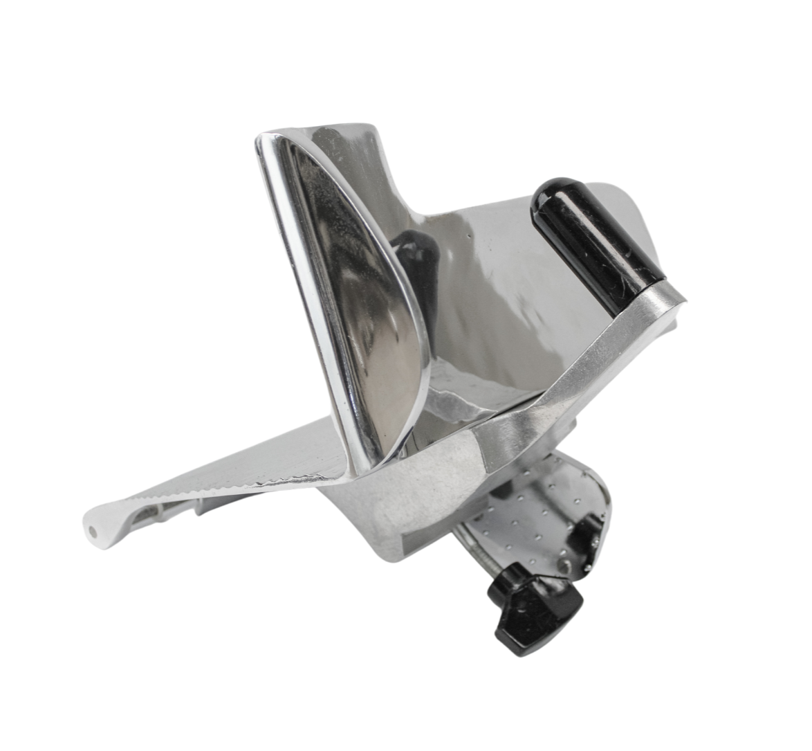 Chute Assembly Complete W/ Prongs, Fitting Globe Slicer 775L, 815, 820, 825, 825L. Replaces 102-AS-2