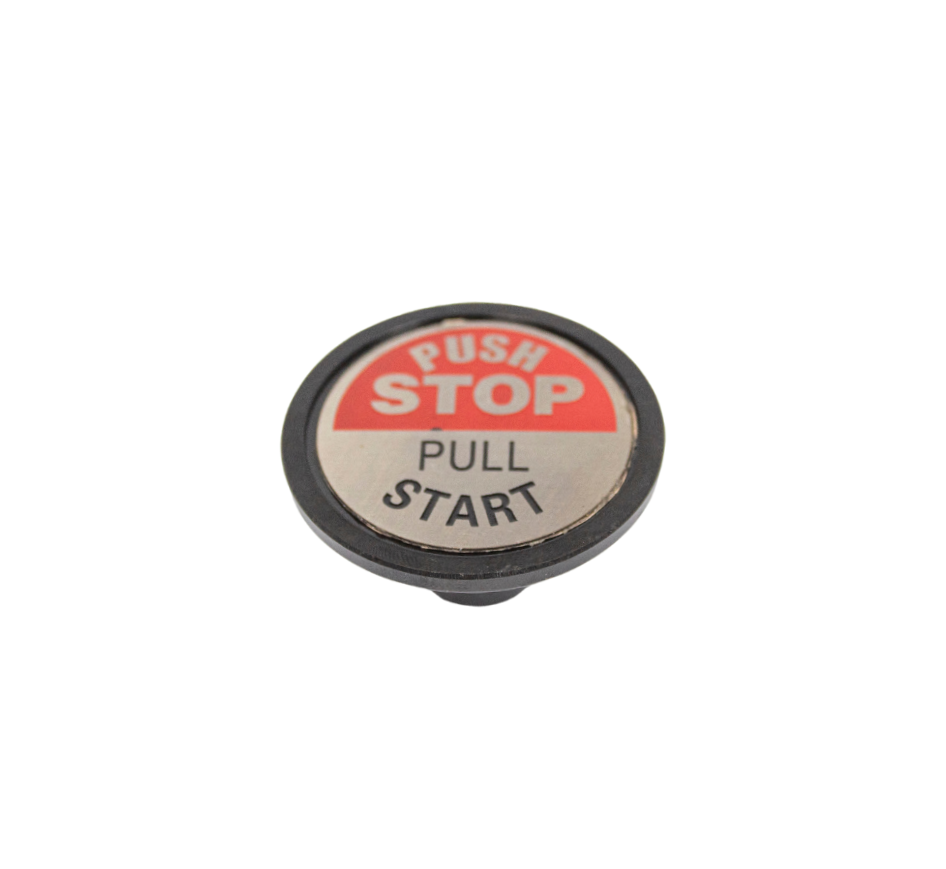 Stop Start Knob With Label Fits Hobart Saws 5700, 5701, 5801, 6614, 6801 Rplcs 00-290885, 00-291475
