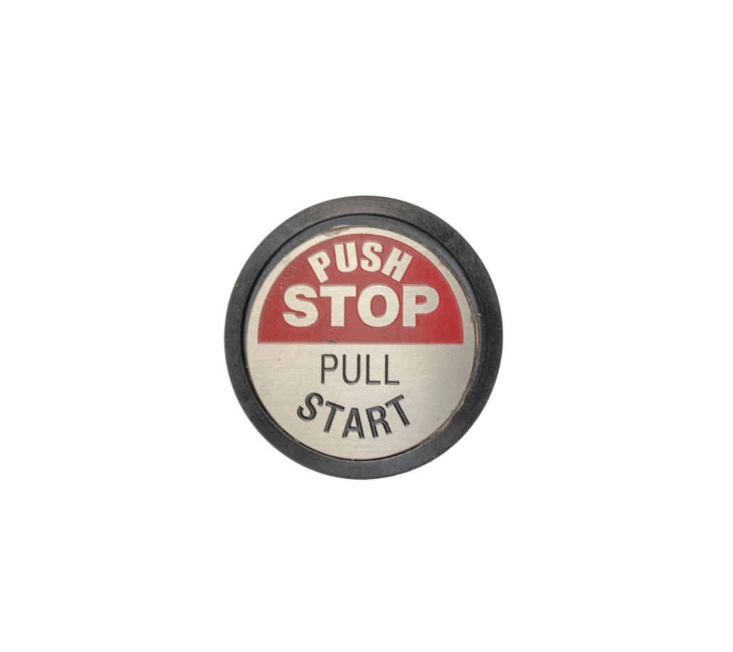 Stop Start Knob With Label Fits Hobart Saws 5700, 5701, 5801, 6614, 6801 Rplcs 00-290885, 00-291475