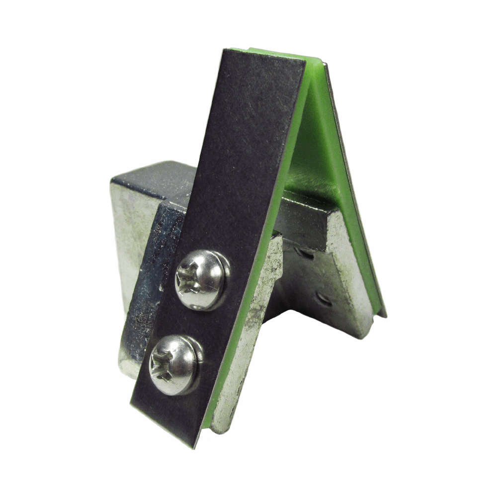 Blade scraper assembly with Neoprene & Steel scrapers, fits Biro saw 11 3334, 34, 44. Replaces 130