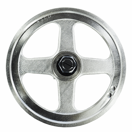 Saw wheel / pulley assembled, Upper, fitting Biro meat saw  22.  Replaces A12003U-6 - NEED IT AGAIN