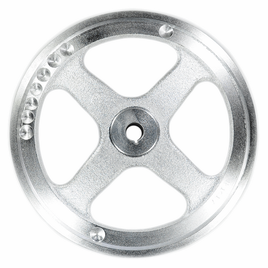Saw Wheel / Pulley, lower, fitting Biro meat saw 22.  Replaces 12003 - NEED IT AGAIN
