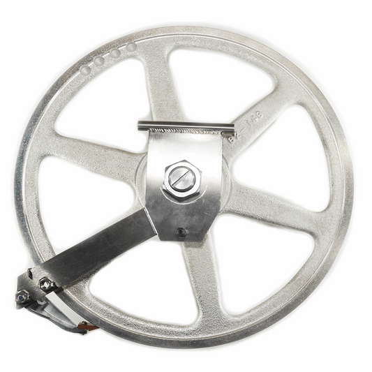 Saw wheel, upper assembled with hinge plate fitting Biro saw 3334.  Replaces A16003U-6 - NEED IT AGAIN