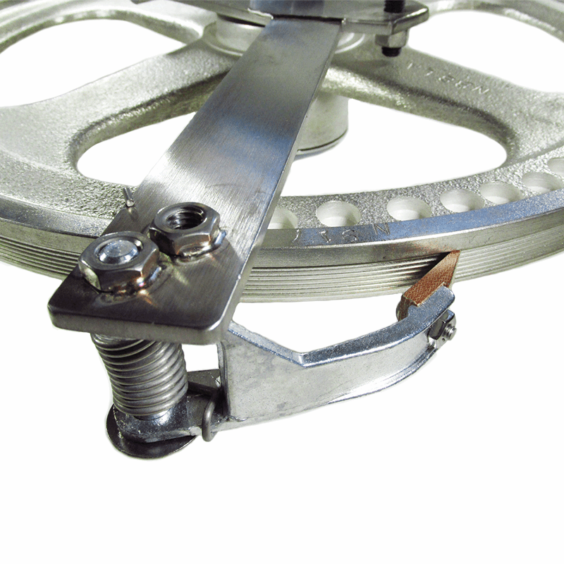 Saw wheel, upper fully assembled with hinge plate fitting Biro saw 33 & 34. Replaces A15003U335 - NEED IT AGAIN