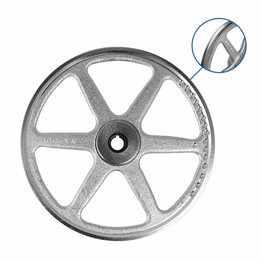 Saw wheel, lower and double flange fitting Biro saw 1433 & 1433FH.  Replaces 14003UDF-6 - NEED IT AGAIN