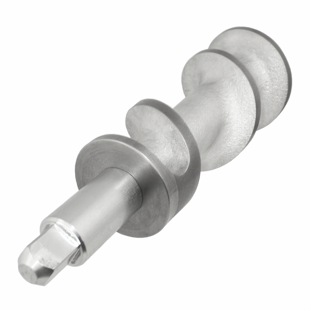 Worm (Feedscrew) Assembly fitting Biro 6642 #32 Grinder (Tapered). Replaces B42MC-16BYdrive shaft view