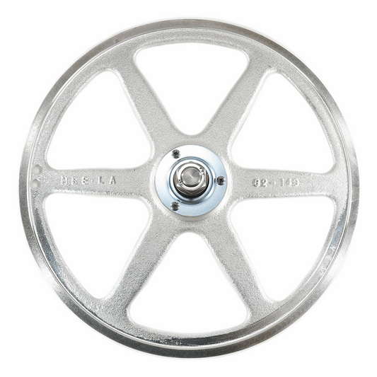 Upper saw wheel assembly fitting Butcher Boy saws B14, 1435 and Cobra 14. Replaces 14038 - NEED IT AGAIN
