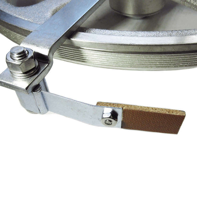 Upper saw wheel assembly with hanger unit. Fits Butcher Boy B14, 1435 Cobra14 saws. Replaces 14205 - NEED IT AGAIN