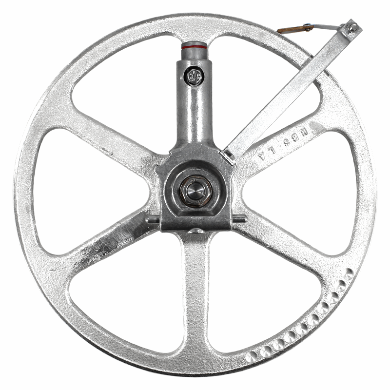 Saw wheel, upper assembled with hanger unit fits Butcher Boy Saw B16 Left hand. Repl 16038 & 16059