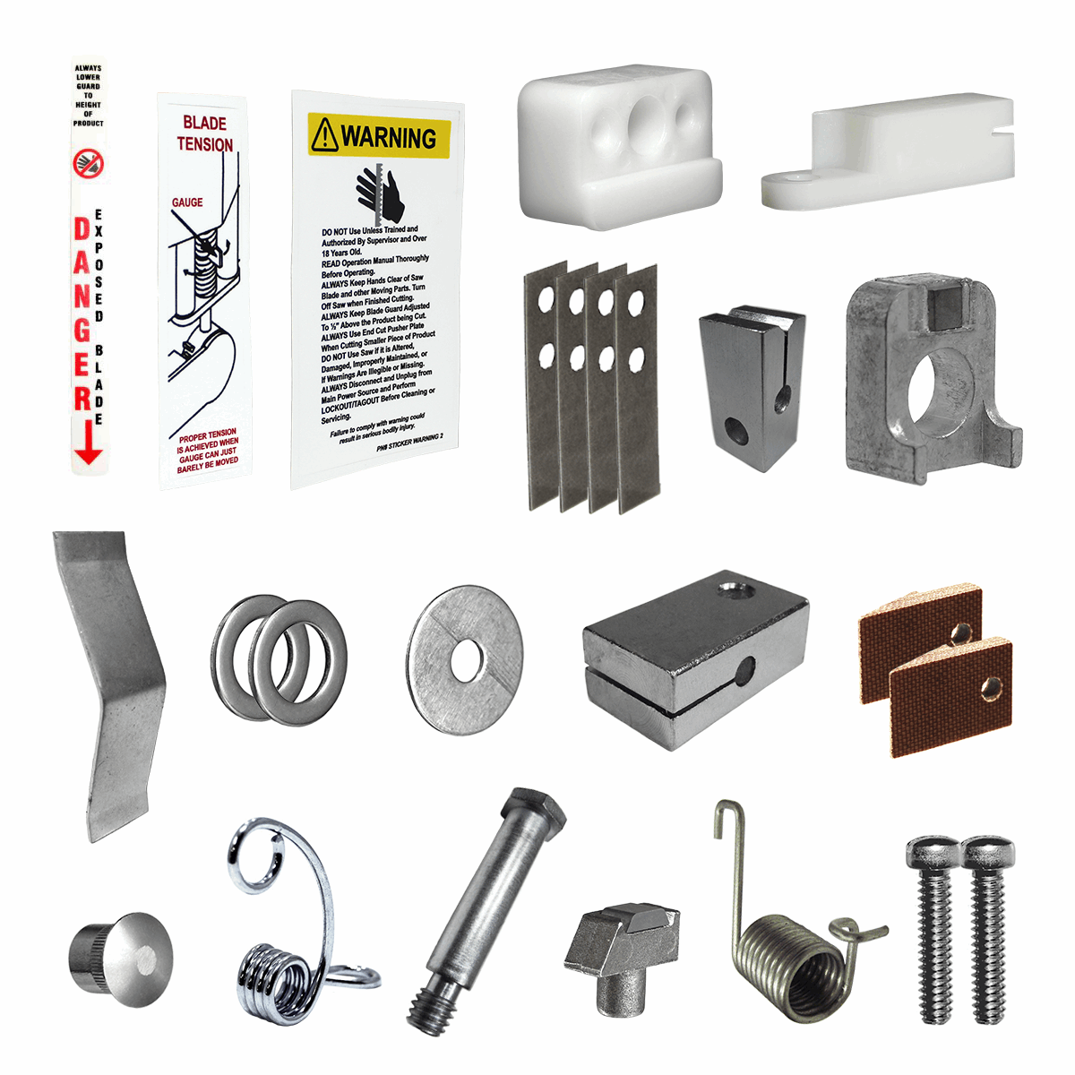 Parts repair kit for Biro saw models 11, 3334, AND 3334-4003, replaces 16700 - NEED IT AGAIN