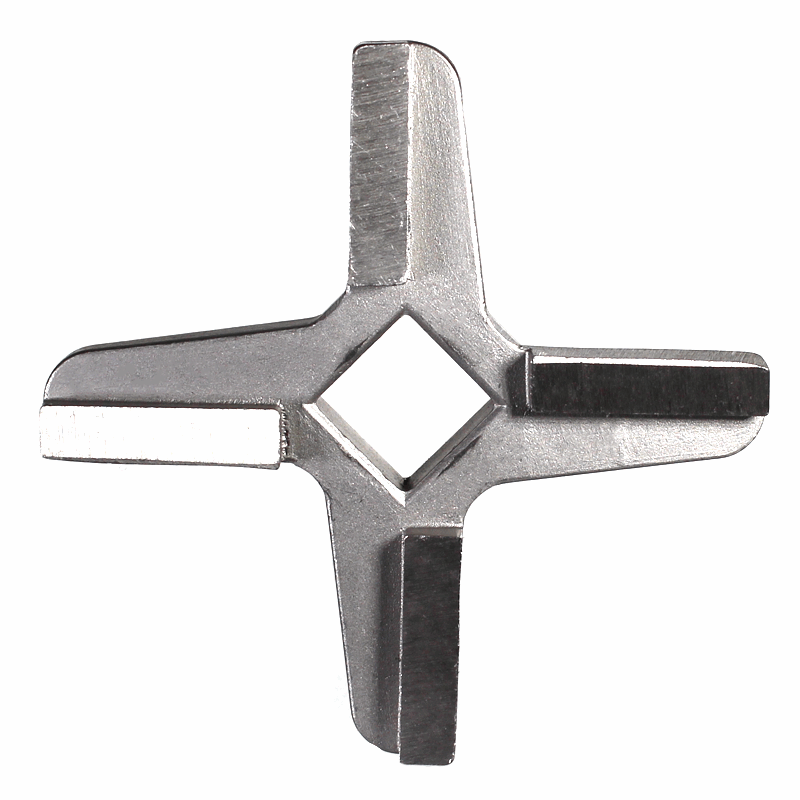 Grinder knife #12 with a HARDENED RAISED EDGE Fits: most #12 size grinders. 56 200 212 612 725 4412 4612 2512 26912 TM12 fits Brands: Biro Hobart US Berkel American and more Recommended to replace your grinder knife and grinder plates in pairs. The knife has raised edges that have sharper edge to provide a better more accurate cut for your grind. inside view