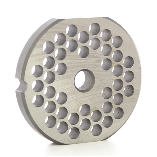 Grinder Plate #12 - 1/4" Hole 2 Flat Edges - NEED IT AGAIN