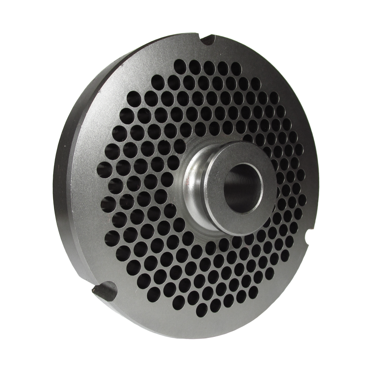 Grinder Plate #22 with 1/4" Hole - Hub Style Fitting Biro, Hobart and Hollymatic Grinders.