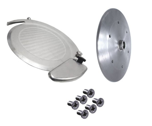 Knife Guard, Center Support Plate and Screw Kit Fitting Globe Slicer Models 300, 400, 500, 500L, 720, 725, 725L, 770, 775, 775L, 820, 825, 825L, 850L, 875L - NEED IT AGAIN