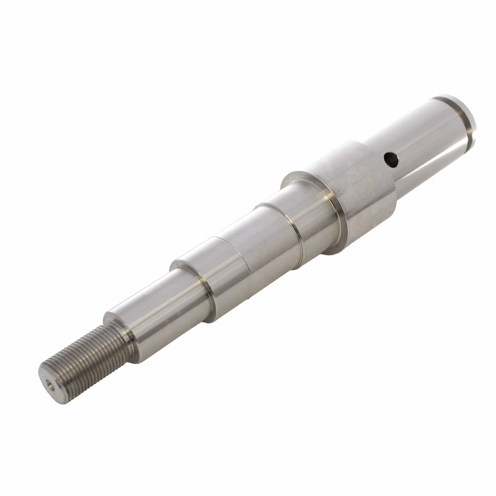 Shaft for Lower Saw Wheels fitting Hobart 5216 MODIFIED models. Replaces 117016 side view