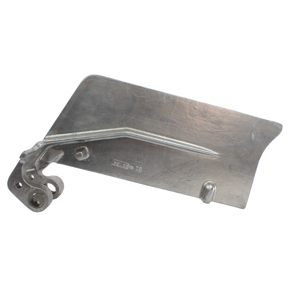 Gauge Plate w/ Carriage Rod Bushings, 16" fitting Hobart Saw 5216. Replaces 120136-1 back