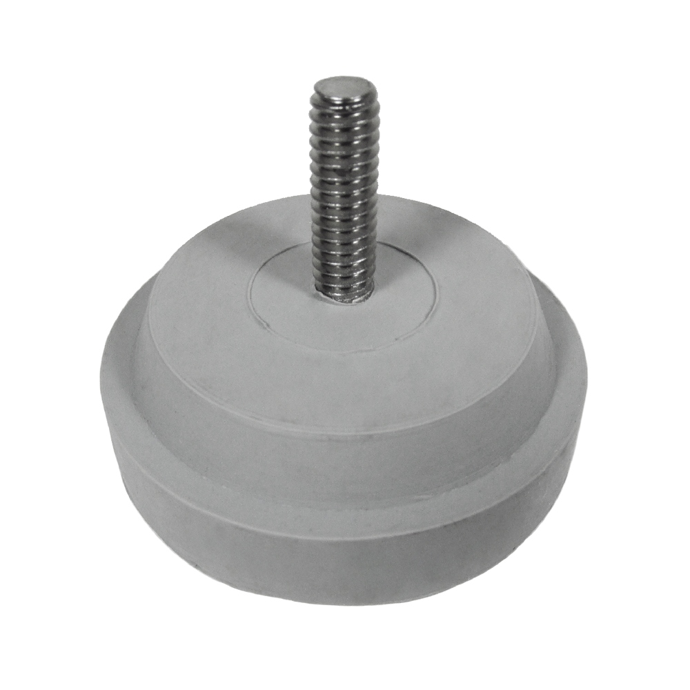 Foot, Non Skid Gray Rubber with 1/4-20 Threads Fitting Hobart Choppers 84181.