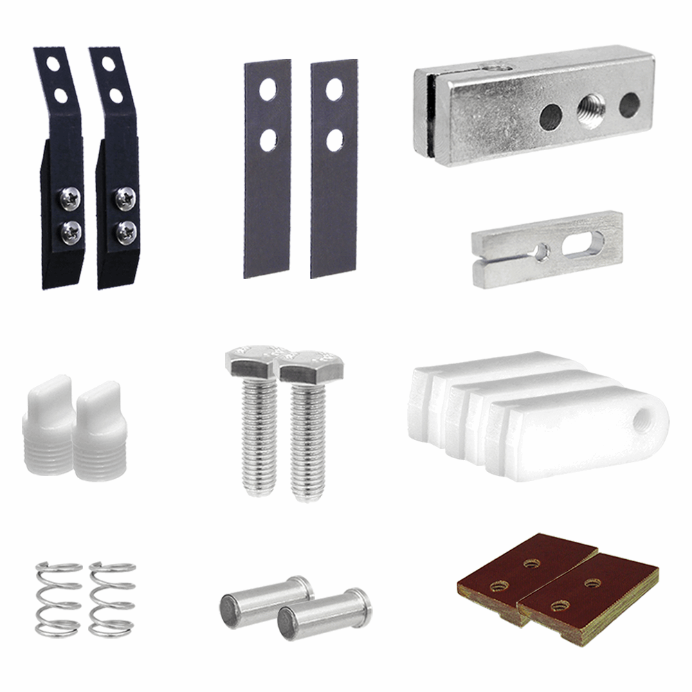 Repair kit fitting Hobart meat saw model 5614. Replaces fast wear items