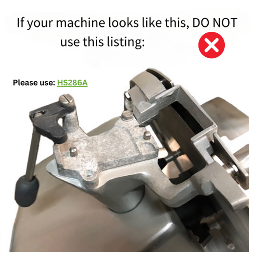 Sharpener Assembly With Metal Stones Fitting Hobart Slicers 2612 - 2912, Replaces 00-873847-00001