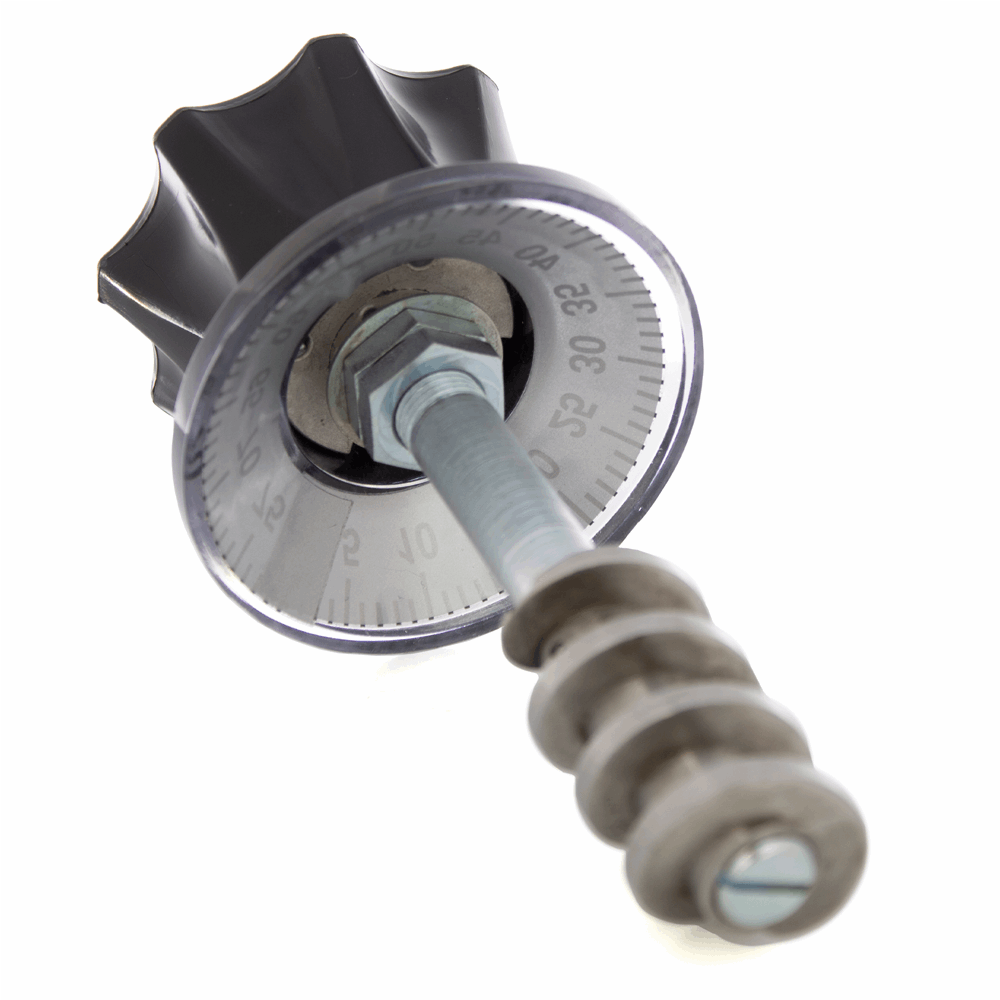 INDEXING KNOB, DIAL, AND WORM SHAFT KIT, HOBART 512, 1612 - 1912 bottom view