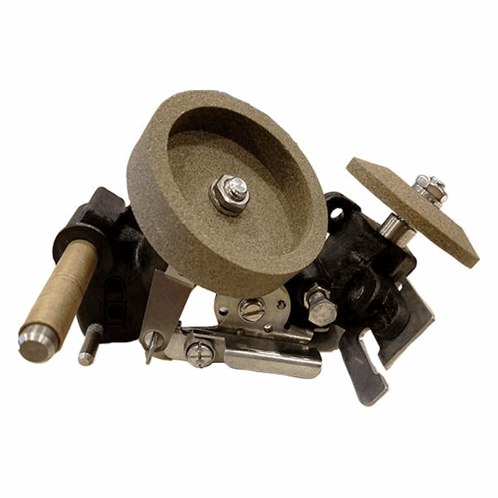 Sharpener sub assembly sharpener unit, Universal (Nylon). Replaces: 4675-1081 01-404675-00851 ***Just add your current cover to this unit and you have a brand new sharpener. fits Brands: Berkel US Berkel Fits models: 2340 2350 807 808 817 818 909 919