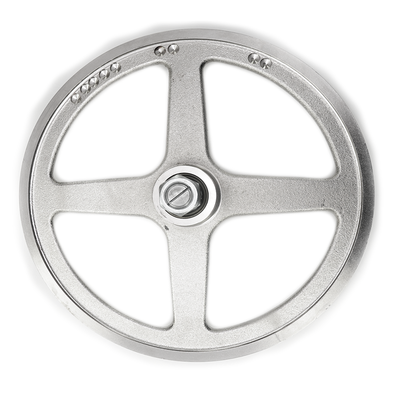 Saw Wheel / Pulley Assembled, Upper, 18", Fitting Biro Saws 44, 4436. Replaces A18003U - NEED IT AGAIN