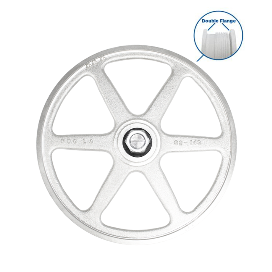 Saw Wheel DF/ Pulley Assembled, Upper, Fitting Biro Saws 1433. Replaces A14003UDF-6 - NEED IT AGAIN