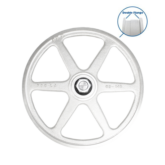 Saw Wheel DF/ Pulley Assembled, Upper, Fitting Biro Saws 1433. Replaces  A14003UDF-6 - NEED IT AGAIN
