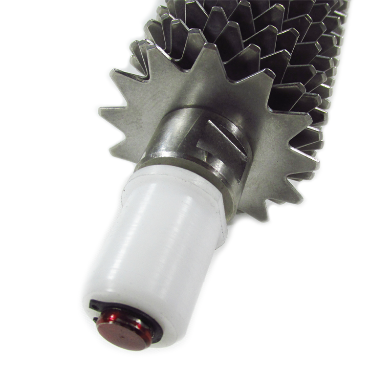 Stew Back Blade Feeder Assy Fitting Biro Tenderizer Models PRO 9, SIR STEAK Replaces TA3132-20 end view