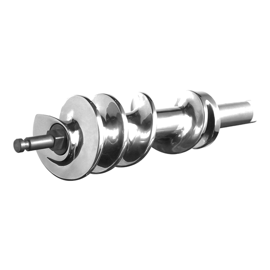 Worm Auger / Feed Screw #22 (Old Style) Assembly Fits Biro Grinder 822  Replaces CS22A-OS - NEED IT AGAIN