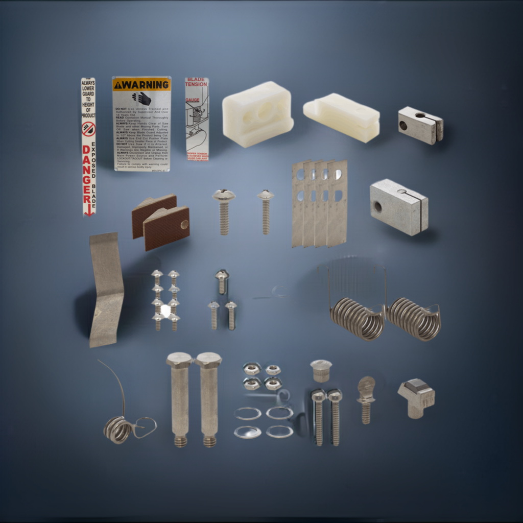 Parts Repair Kit with Case for Biro Saw Models 1433, 22. Replaces 12700-2 black background