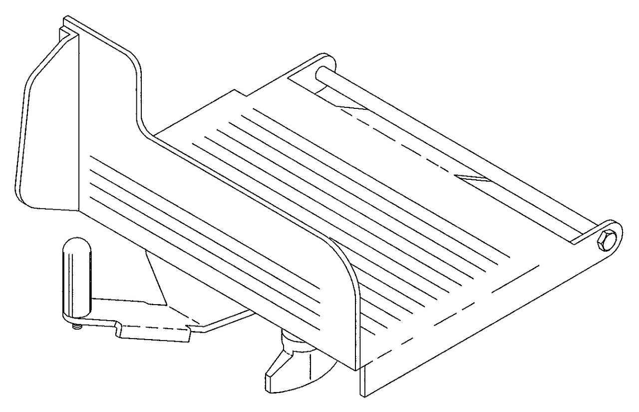 Chute / Table Assembly With Chute Support Fitting Globe Slicers. Replaces 962-S