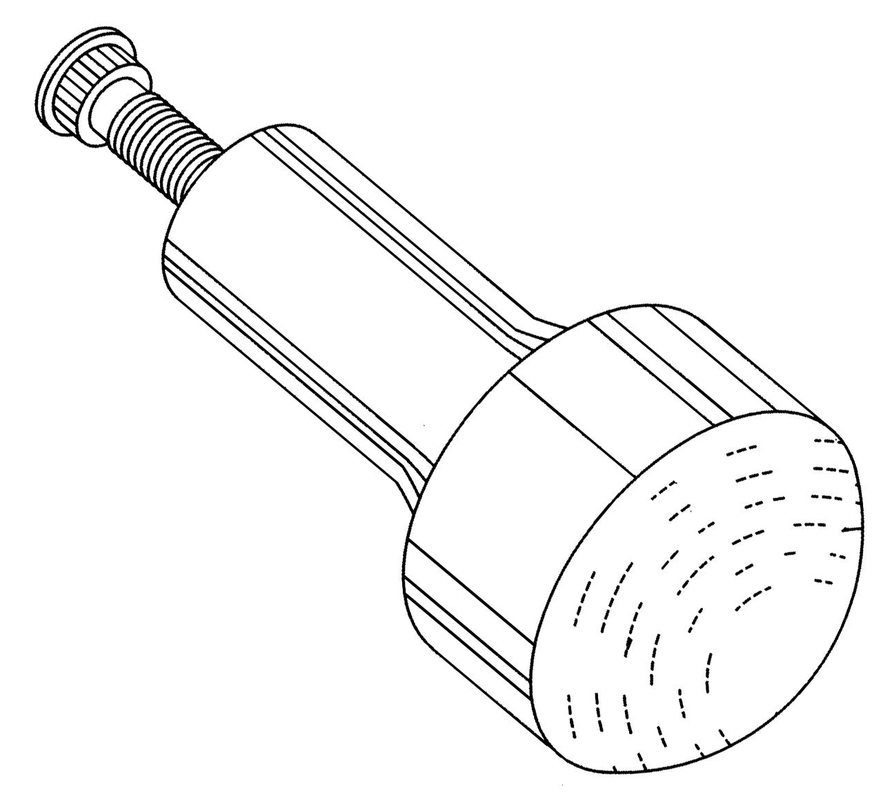 End Weight Handle & Stud Fitting Globe Slicers 85, 300, 400, 500, 500L, 685, 715, 720 Replaces 741-3 - NEED IT AGAIN