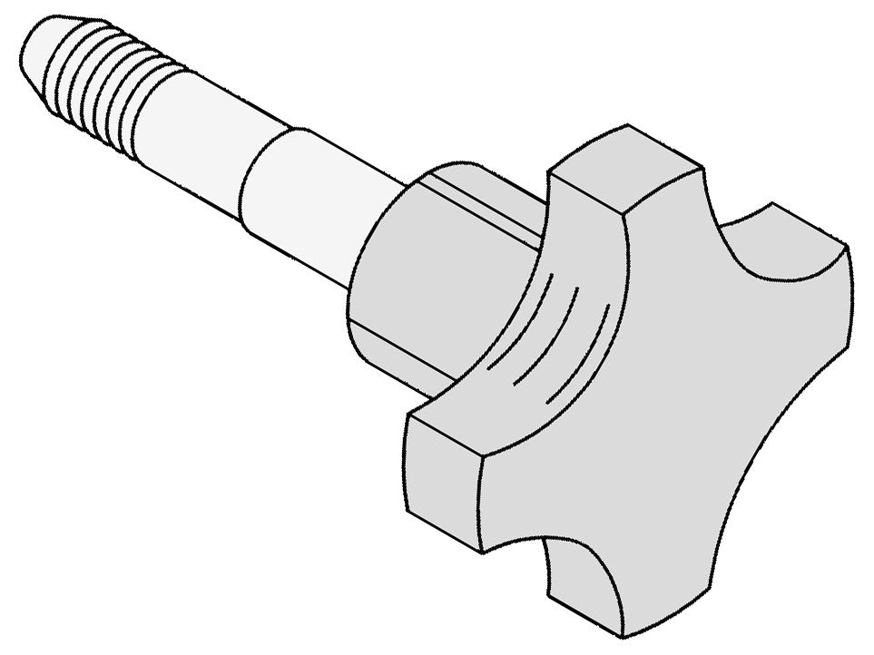 Chute Arm Knob Assy