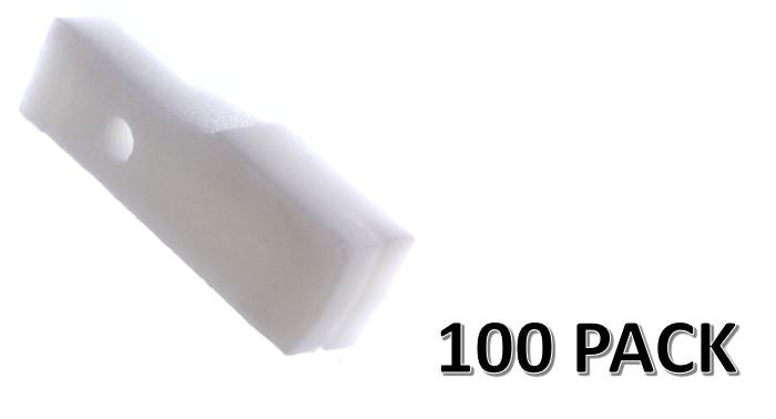 Filler block, Nylon, 100 Pack. Fits Hobart Saws 5700, 5701, 5801, 6614, 6801 and replaces 291658
