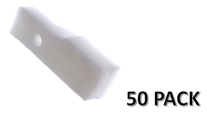 Filler block, Nylon, 50 Pack. Fits Hobart Saws 5700, 5701, 5801, 6614, 6801 and replaces 291658