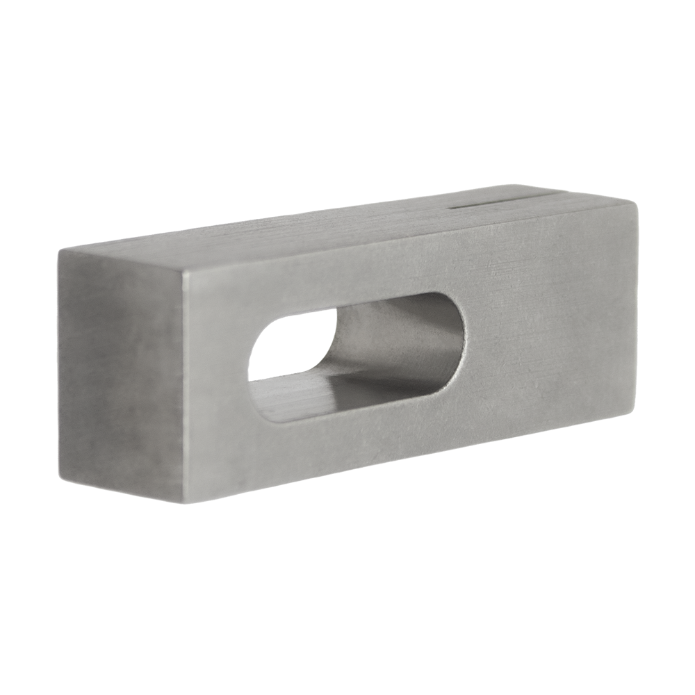 Saw Blade Guide (Upper) Stainless with Carbide Plug fit Hobart Saw 5801, 6614 6801. Replaces 292276 back side