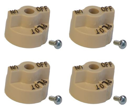 4 Pack Gas Valve Knob - ON/OFF/Pilot - Fitting Henny Penny Fryers Replaces 16267 - NEED IT AGAIN