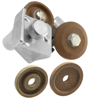 Sharpener Assembly With Extra Stones Fitting Hobart Slicers 512, 1612, 1712. Replaces 00-122794-00004 stones