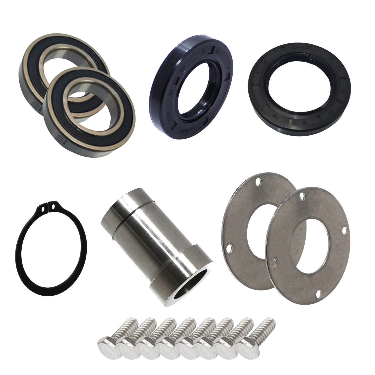 Upper Wheel Internal Components and End Covers for Self Assembly Fitting Hobart Saws 6614 & 6801