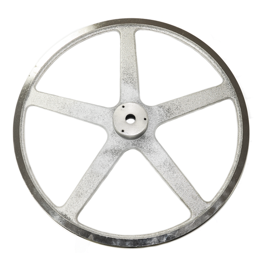 Saw wheel, upper fitting Butcher Boy saw SA20.  20" diameter. Replaces 20157 - NEED IT AGAIN