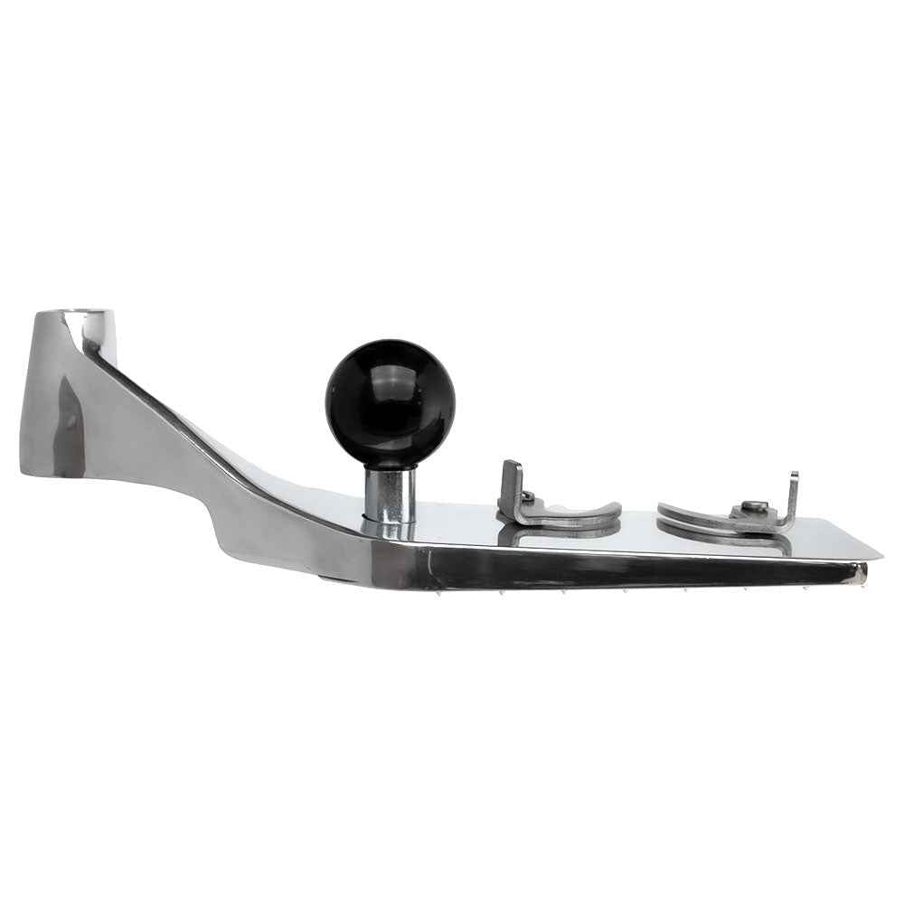 Meat pusher assembly with prongs fitting Berkel slicer 807 808 817 818 909 919. Replaces 4675-0313