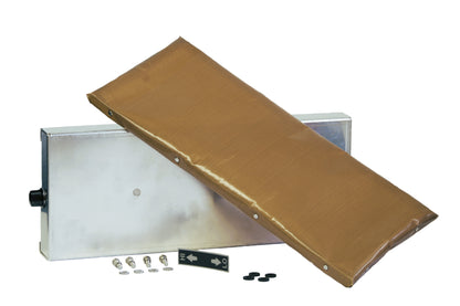 6" x 15" Hot Plate Assembly: 110V w/ Thermostat, Element, Fab. Plate Wires & Cover 6101020