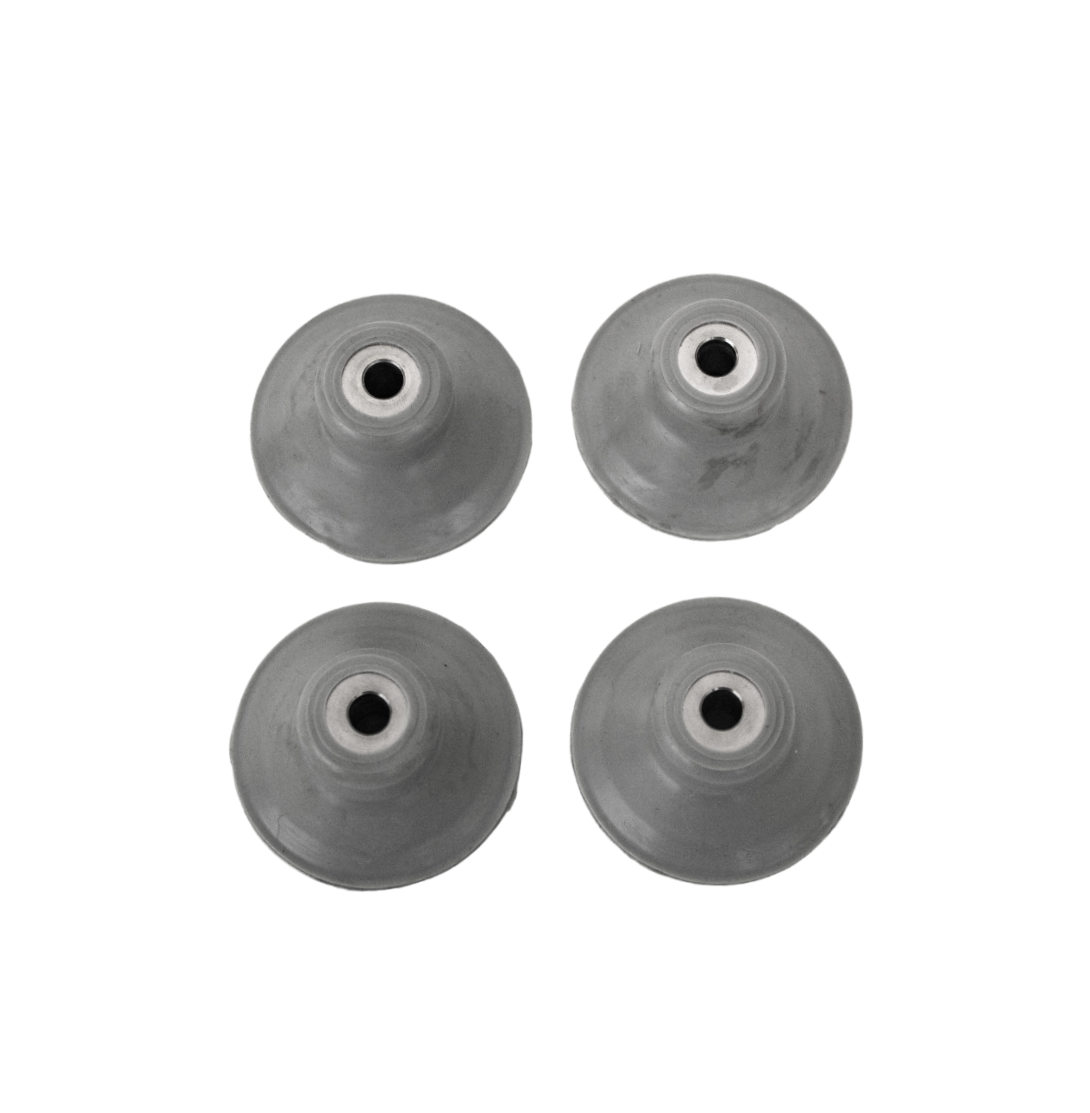 Standard Low Rubber Foot Kit Fitting Bizerba Slicers GSP, GSPH Replaces 60378024100 4 feet
