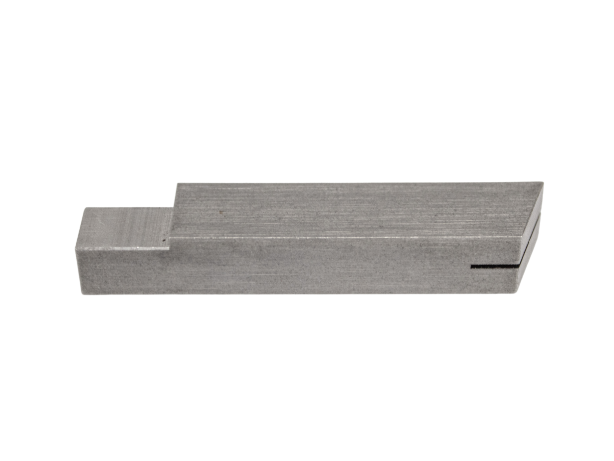 Saw Blade Guide (Lower) Stainless with Carbide Plug fitting Hobart Saws 5700, 5701. Replaces 77841-2 back view