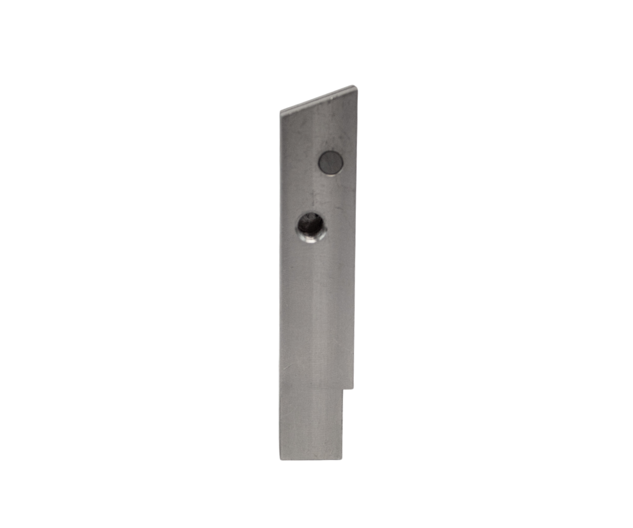 Saw Blade Guide (Lower) Stainless with Carbide Plug fitting Hobart Saws 5700, 5701. Replaces 77841-2 long view