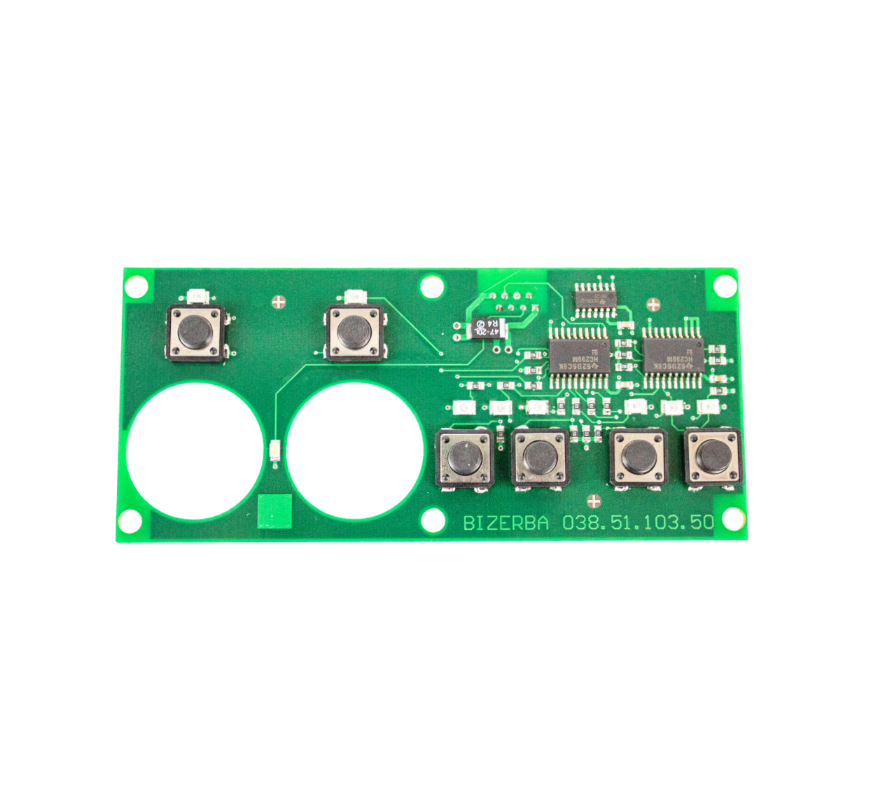 Board Display with Switch Compatible with Bizerba Slicers. Replaces 60385110150 top view