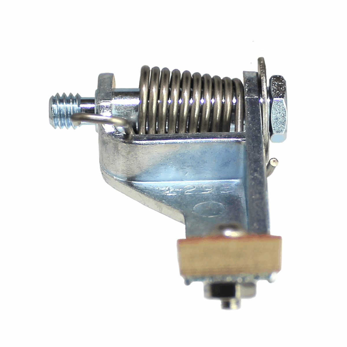 Cleaner Arm Assembly with Fiber Scraper, fits Biro Saws 11, 1433, 22, 33, 3334, 34, 44. Replaces 295 top view