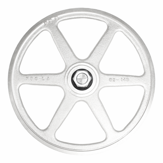 Saw wheel, upper assembly w/shaft & bearings fitting Biro saws 1433, 1433FH. Replaces  A14003U-6 - NEED IT AGAIN